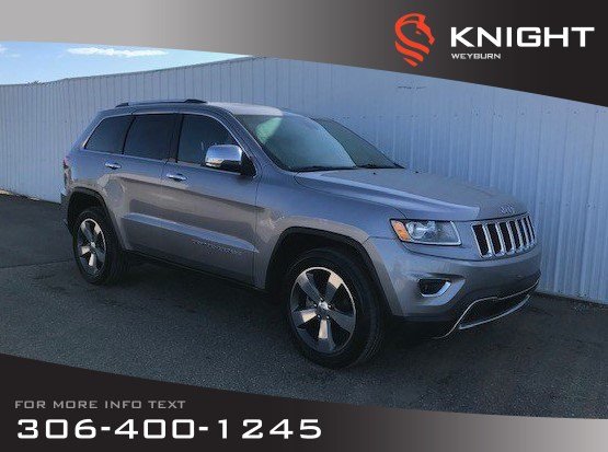 Pre Owned 2015 Jeep Grand Cherokee Limited Leather Heated Seats Steering Wheel Sunroof Remote Start Backup Camera 4wd