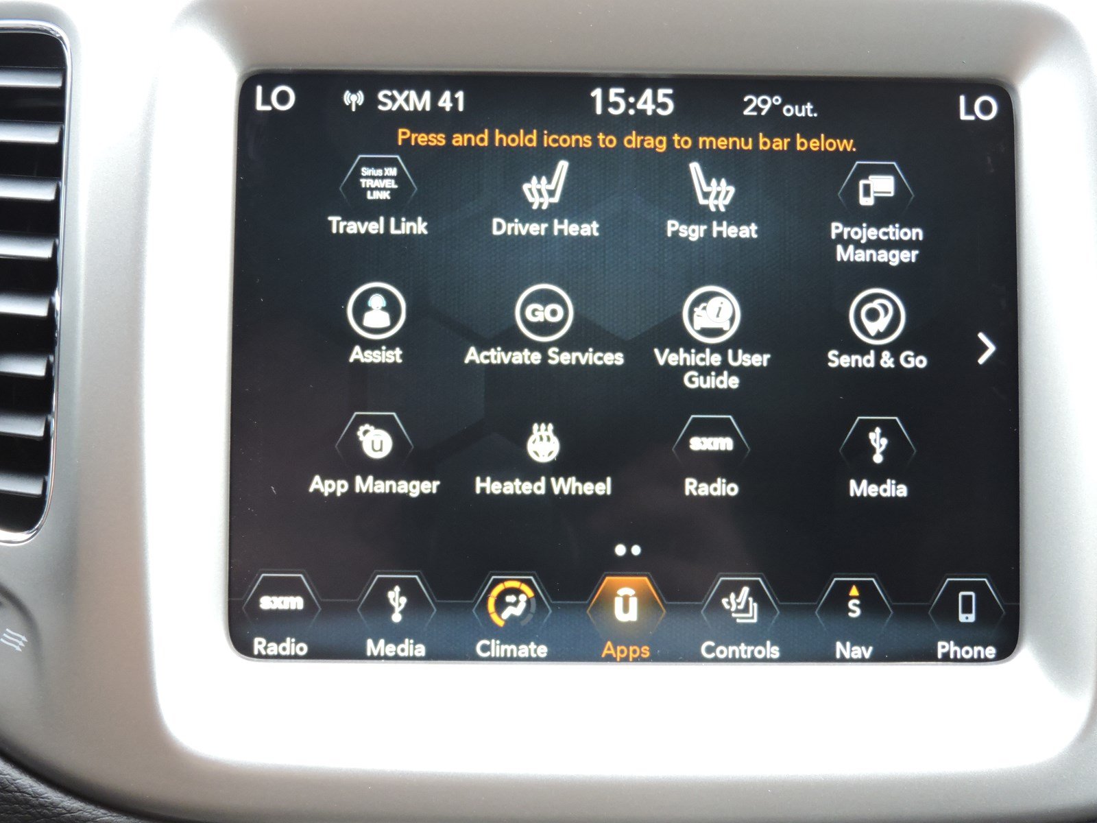 2020 jeep compass steering wheel controls